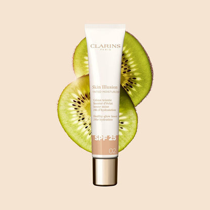 SKIN ILLUSION TINTED MOISTURIZER SPF25 MAKEUP by CLARINS at Sundora