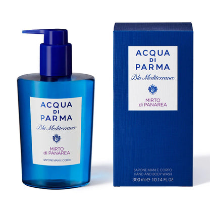 BLU MEDITERRANEO MIRTO DI PANAREA HAND AND BODY WASH SKINCARE by ACQUA DI PARMA at Sundora