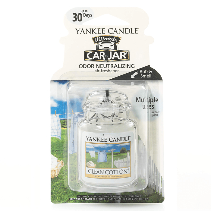 CLEAN COTTON – CAR JAR ULTIMATE CAR JAR by YANKEE CANDLE at Sundora
