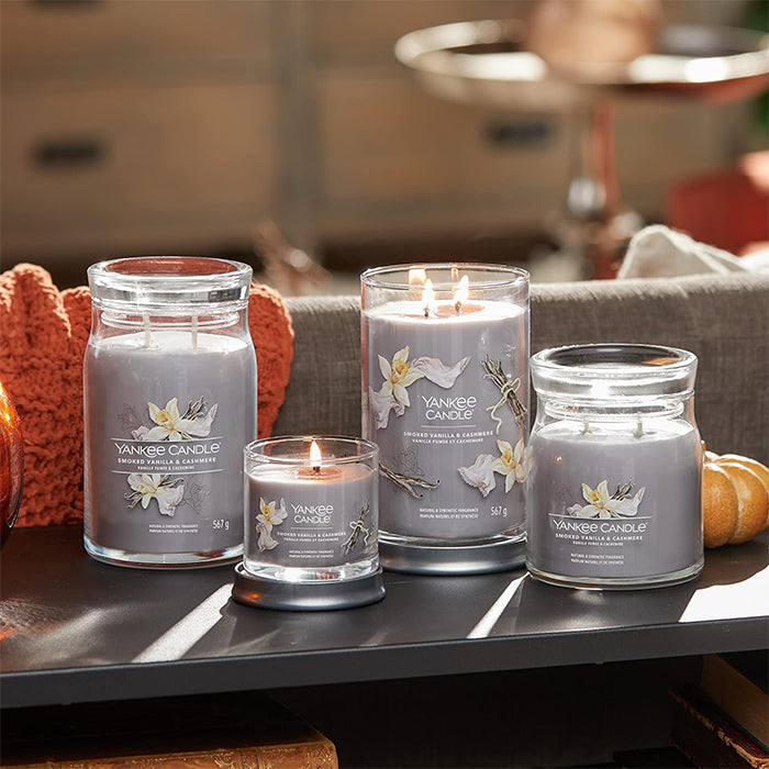 Smoked Vanilla &amp; Cashmere Signature Large Jar Candle