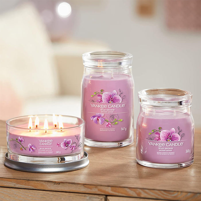 Wild Orchid Signature Medium Jar Candle