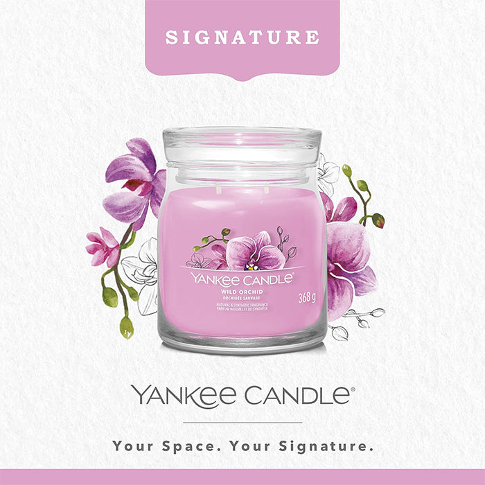 Wild Orchid Signature Medium Jar Candle