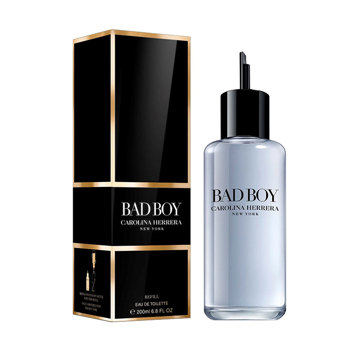 BAD BOY EAU DE TOILETTE REFILL PERFUME by CAROLINA HERRERA at Sundora