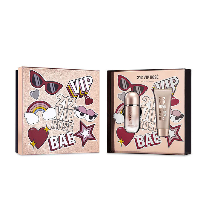 212 VIP ROSE GIFT SET GIFT SET by CAROLINA HERRERA at Sundora