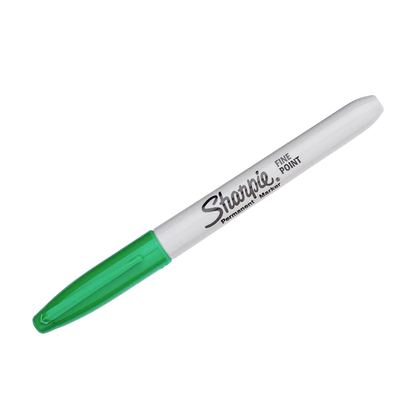 SHARPIE PERMANENT MARKERS FINE POINT GREEN STATIONERY by SHARPIE at Sundora