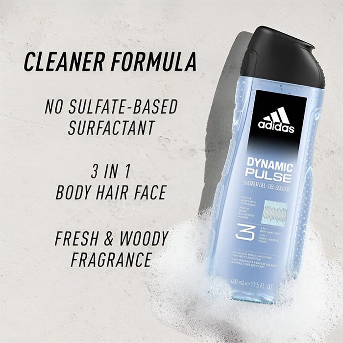 3 IN 1 Dynamic Pulse Fresh &amp; Woody Fragrance Shower Gel