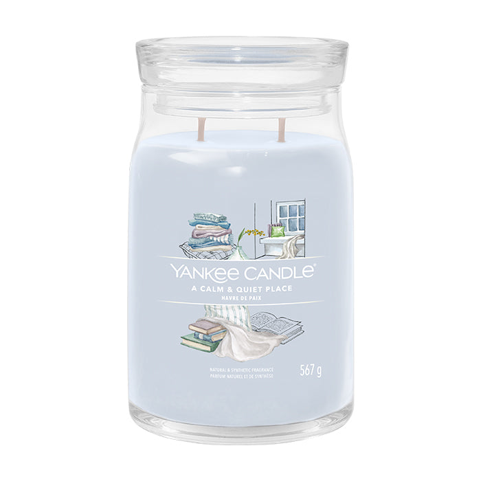 A CALM &amp; QUIET PLACE SIGNATURE JAR CANDLE by YANKEE CANDLE at Sundora