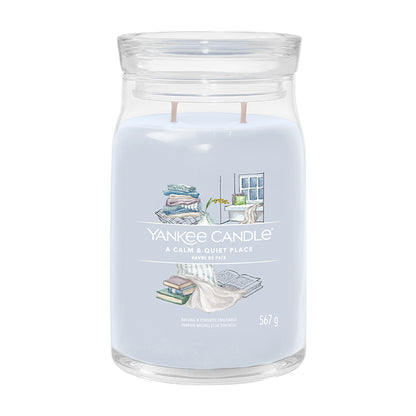 A CALM &amp; QUIET PLACE SIGNATURE JAR CANDLE by YANKEE CANDLE at Sundora