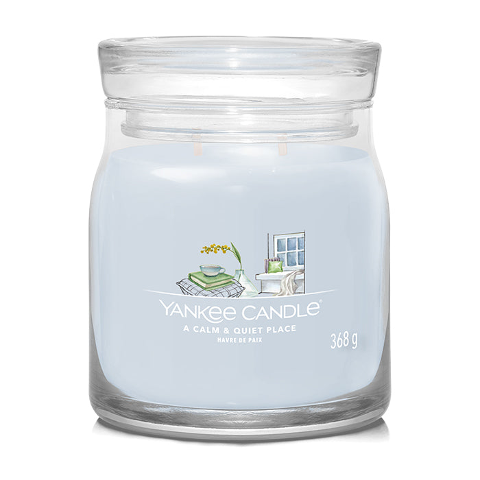 A CALM &amp; QUIET PLACE SIGNATURE JAR CANDLE by YANKEE CANDLE at Sundora