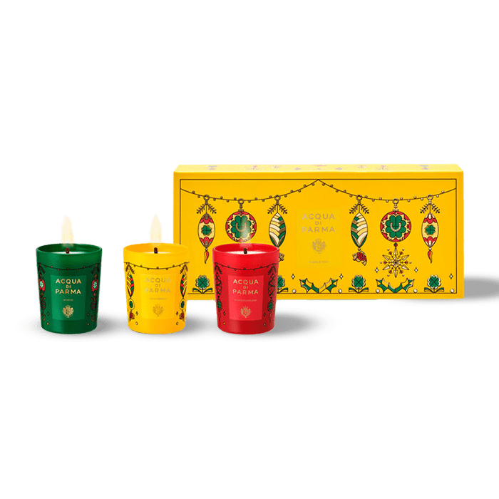 HOLIDAY CANDLE TRIO CANDLE by ACQUA DI PARMA at Sundora