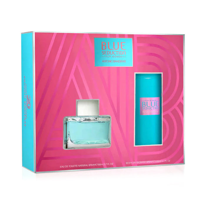 BLUE SEDUCTION FOR WOMEN EDT GIFT SET GIFT SET by BANDERAS at Sundora