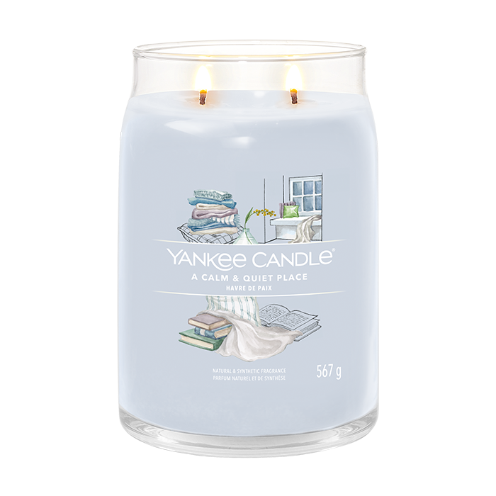 A CALM &amp; QUIET PLACE SIGNATURE JAR CANDLE by YANKEE CANDLE at Sundora