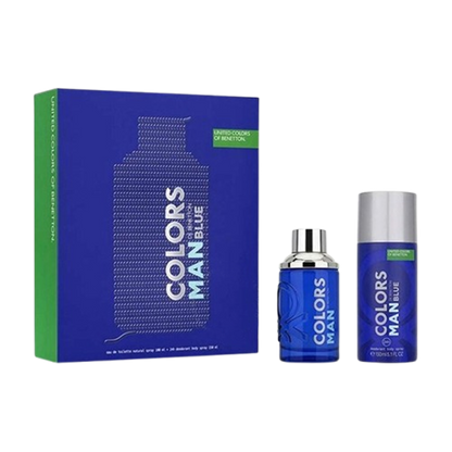 COLORS BLUE MAN EAU DE TOILETTE GIFT SET GIFT SET by UNITED COLORS OF BENETTON at Sundora