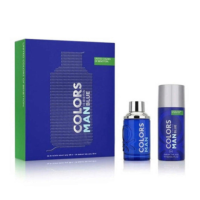 COLORS BLUE MAN EAU DE TOILETTE GIFT SET GIFT SET by UNITED COLORS OF BENETTON at Sundora