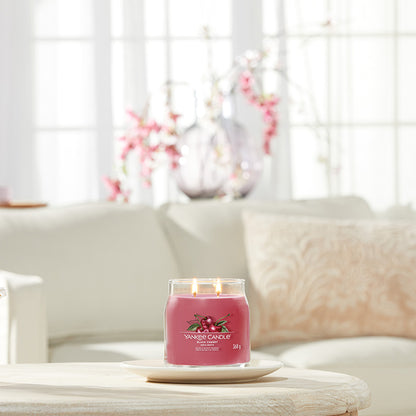 BLACK CHERRY SIGNATURE JAR CANDLE by YANKEE CANDLE at Sundora