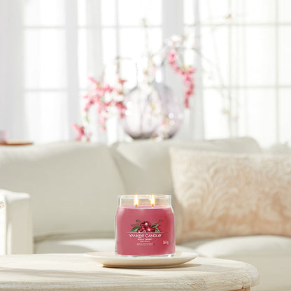 BLACK CHERRY SIGNATURE JAR CANDLE by YANKEE CANDLE at Sundora