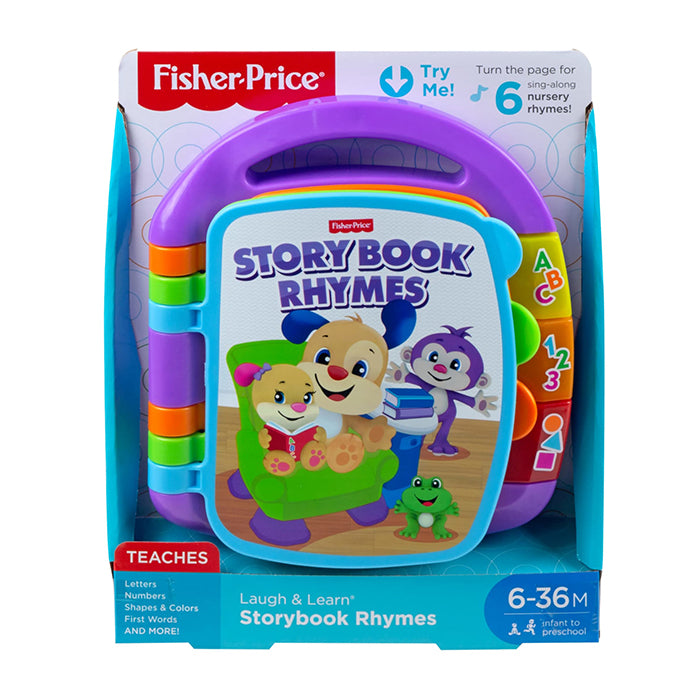Laugh &amp; Learn Storybook Rhymes Musical Electronic Learning Toy For Baby &amp; Toddler - CDH26 EDUCATIONAL TOYS by FISHER-PRICE at Sundora