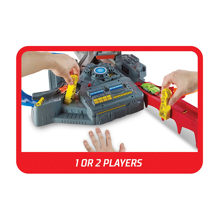 Track Set With 1:64 Scale Toy Car, Motorized, Multi-Lane Racing and Crashing - CDL45 TRACKSETS &amp; PLAYSETS by HOT WHEELS at Sundora