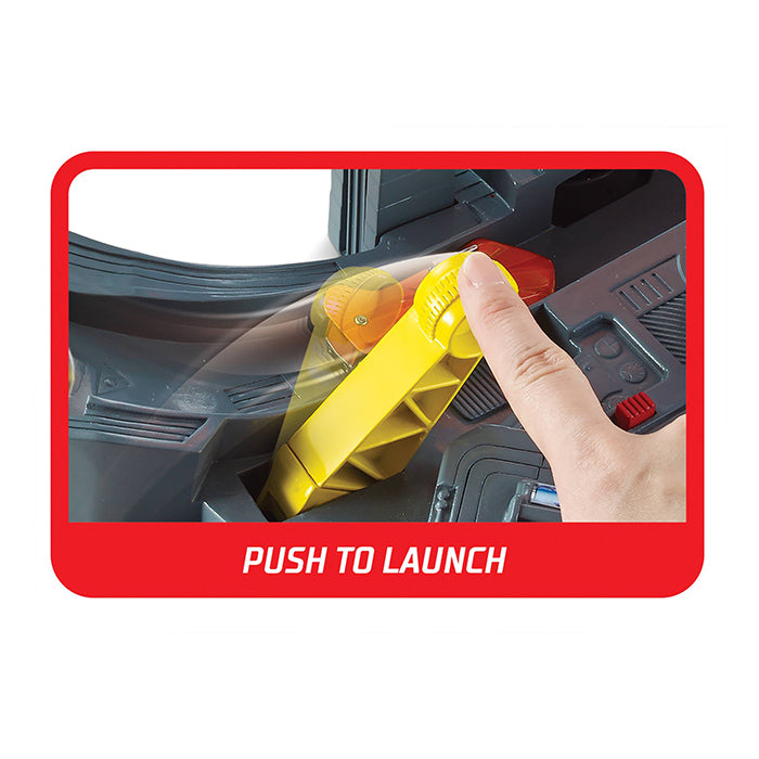 Track Set With 1:64 Scale Toy Car, Motorized, Multi-Lane Racing and Crashing - CDL45 TRACKSETS &amp; PLAYSETS by HOT WHEELS at Sundora