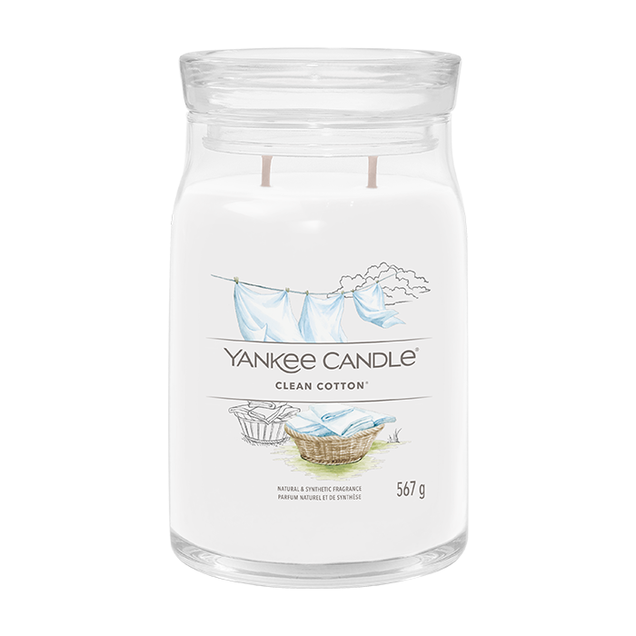CLEAN COTTON® CANDLE by YANKEE CANDLE at Sundora