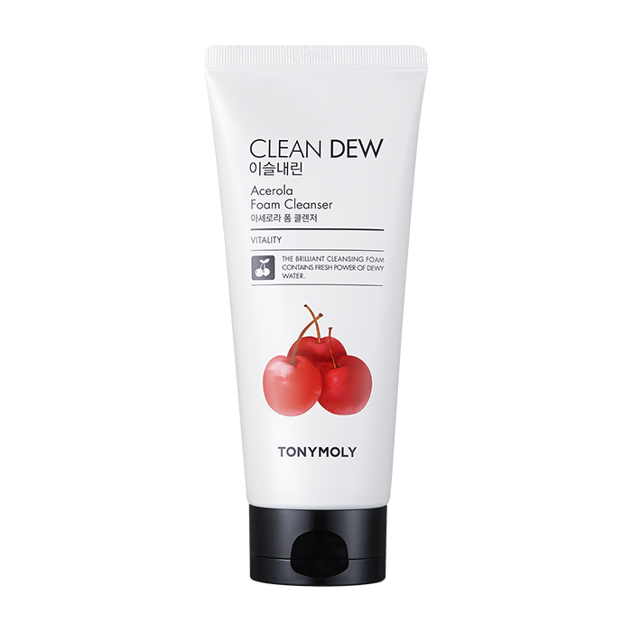 CLEAN DEW ACEROLA FOAM CLEANSER CLEANSER by TONYMOLY at Sundora