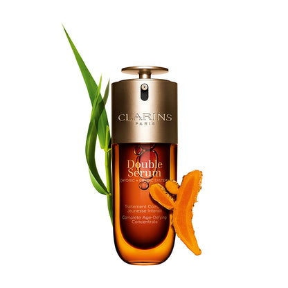 DOUBLE SERUM ANTI-AGING + ANTI-WRINKLE SERUM FACE SERUM by CLARINS at Sundora