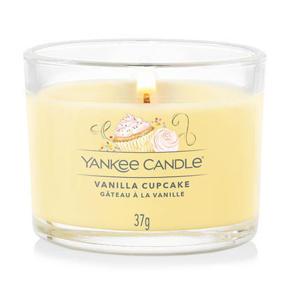 VANILLA CUPCAKE FILLED VOTIVE CANDLE by YANKEE CANDLE at Sundora