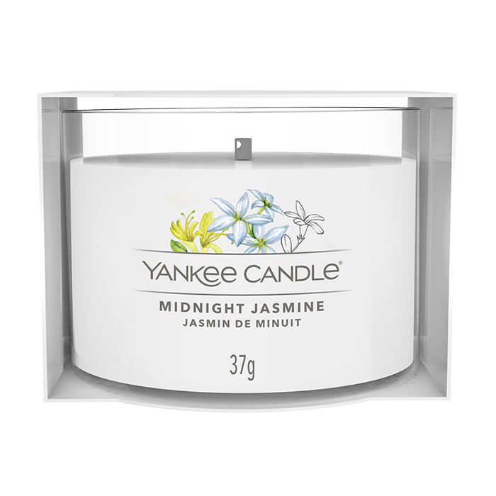 MIDNIGHT JASMINE FILLED VOTIVE CANDLE by YANKEE CANDLE at Sundora