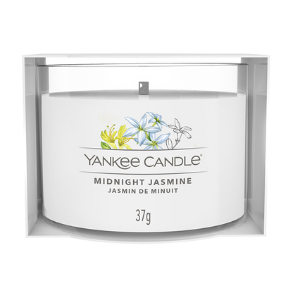 MIDNIGHT JASMINE FILLED VOTIVE CANDLE by YANKEE CANDLE at Sundora