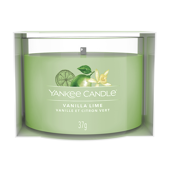 VANILLA LIME FILLED VOTIVE CANDLE by YANKEE CANDLE at Sundora