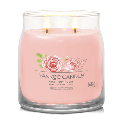FRESH CUT ROSES SIGNATURE JAR CANDLE by YANKEE CANDLE at Sundora