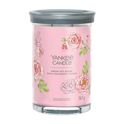 FRESH CUT ROSES SIGNATURE TUMBLER CANDLE CANDLE by YANKEE CANDLE at Sundora