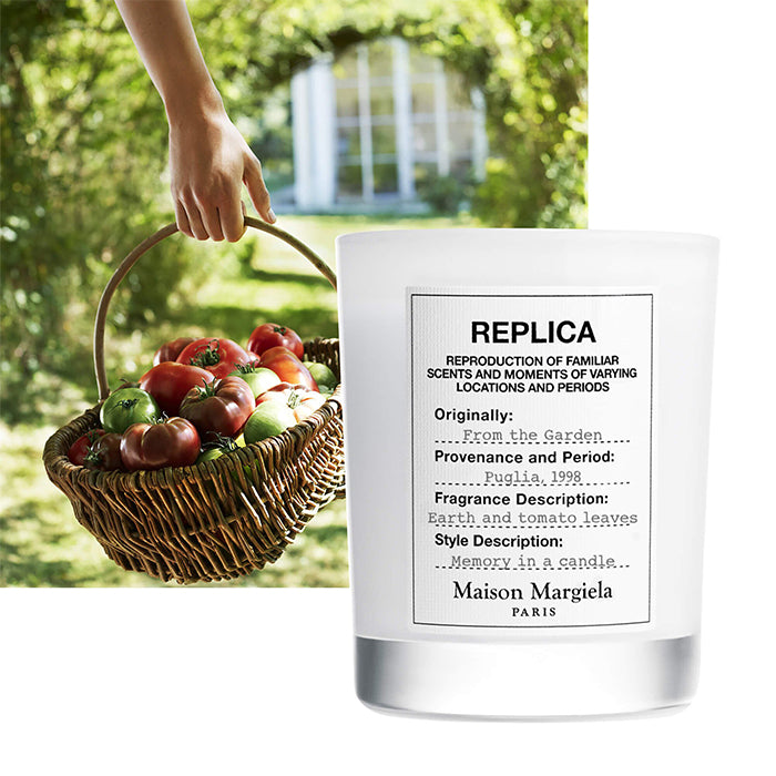 REPLICA FROM THE GARDEN SCENTED CANDLE CANDLE by MAISON MARGIELA at Sundora