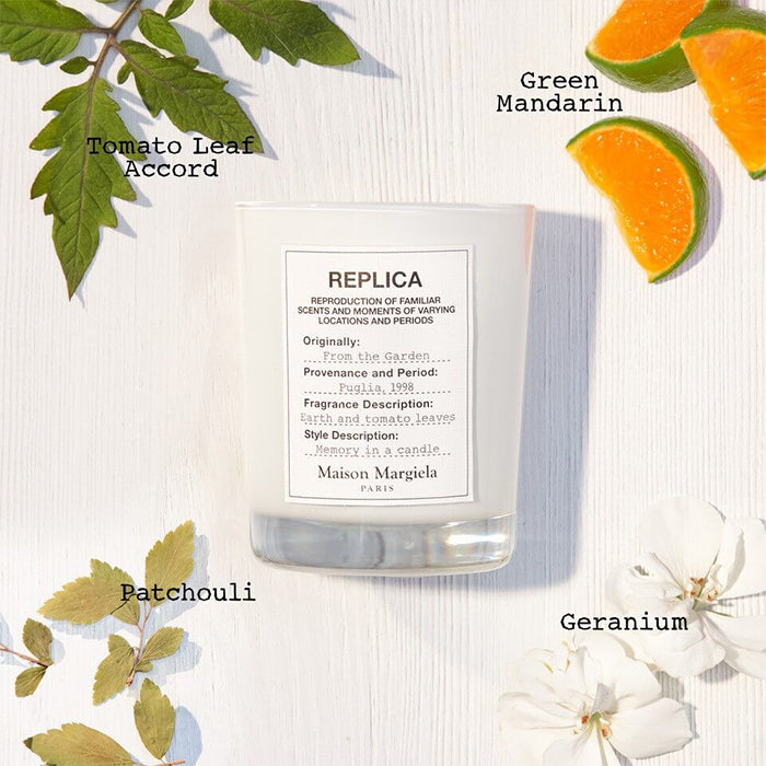 REPLICA FROM THE GARDEN SCENTED CANDLE CANDLE by MAISON MARGIELA at Sundora
