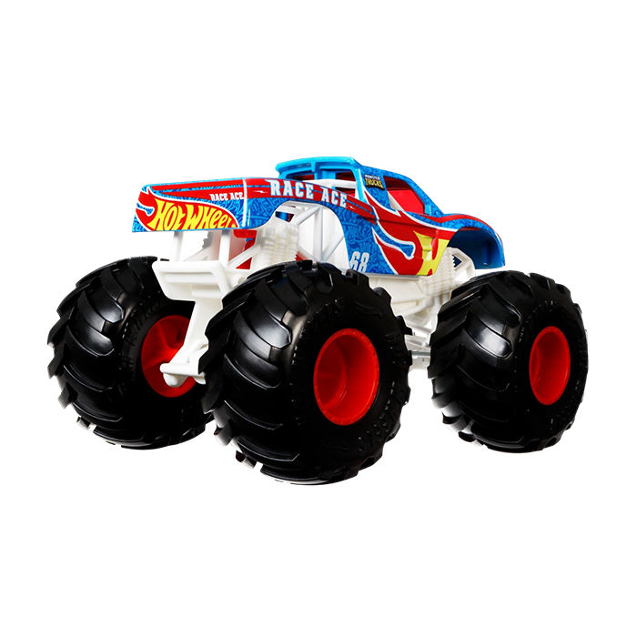 Oversized Monster Truck Race Ace in 1:24 Scale CARS &amp; TRUCKS by HOT WHEELS at Sundora