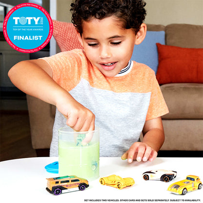 Color Reveal, Set Of 2 1:64 Scale Vehicles With Surprise Reveal &amp; Color-Change Feature- GYP13 CARS &amp; TRUCKS by HOT WHEELS at Sundora