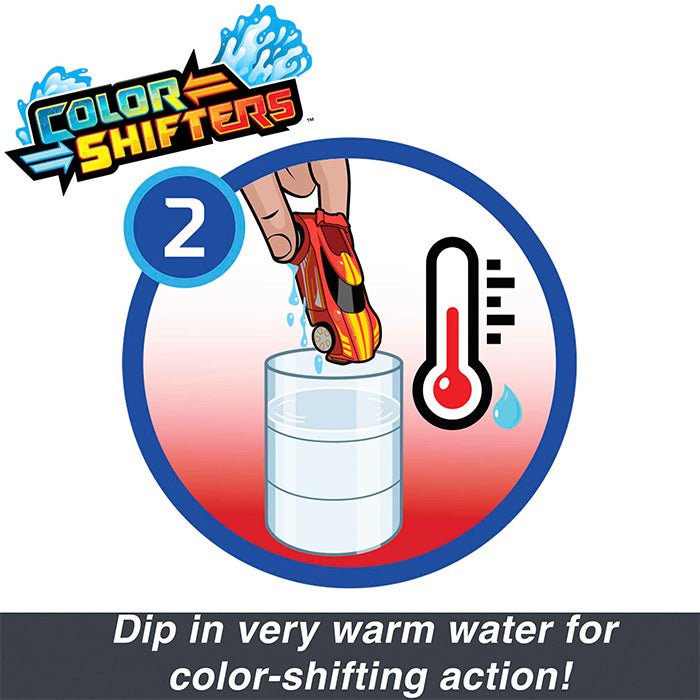 Color Reveal, Set Of 2 1:64 Scale Vehicles With Surprise Reveal &amp; Color-Change Feature- GYP13 CARS &amp; TRUCKS by HOT WHEELS at Sundora