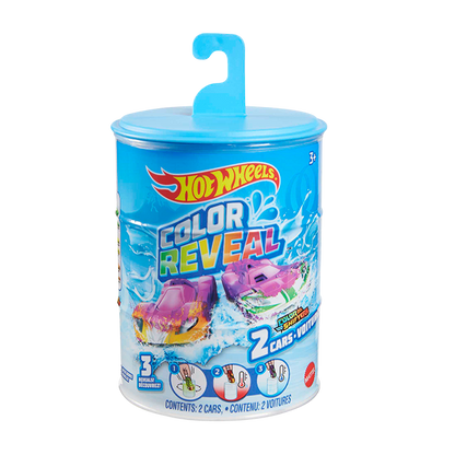 Color Reveal, Set Of 2 1:64 Scale Vehicles With Surprise Reveal &amp; Color-Change Feature- GYP13 CARS &amp; TRUCKS by HOT WHEELS at Sundora