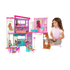 VACATION HOUSE 42" DOLLHOUSE PLAYSET WITH 2 LEVELS, 6 ROOMS, ELEVATOR SWING & 30+ PIECES DOLLS by BARBIE at Sundora