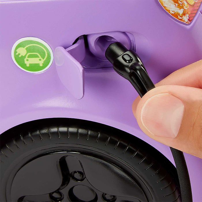 Car, Kids Toys, “Electric Vehicle” With Charging Station - HJV36 DOLLS &amp; PLAYSETS by BARBIE at Sundora