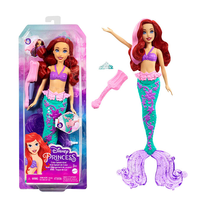 Toys, Ariel Mermaid Doll, Color Splash - HLW00 DOLLS by DISNEY PRINCESS at Sundora