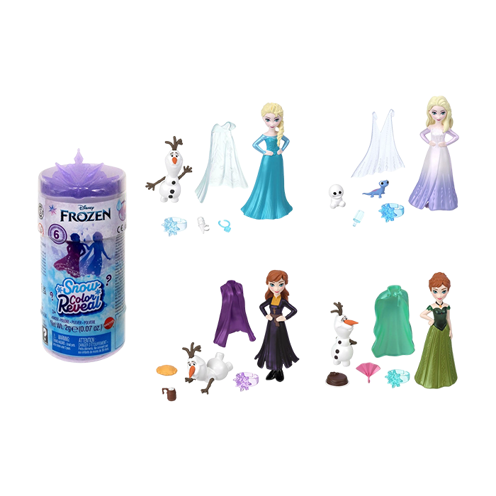 Snow Color Reveal Small Dolls With 6 Surprises Including Figure and Accessories - HMB88 DOLLS by DISNEY PRINCESS at Sundora