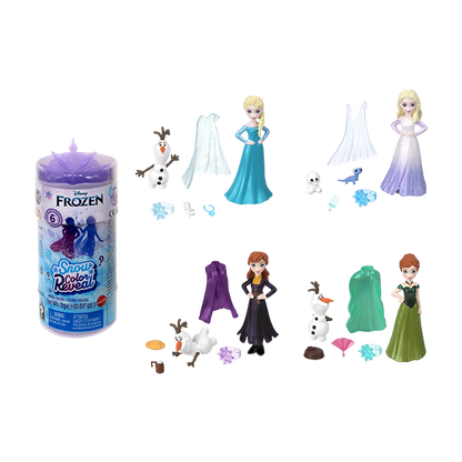 Snow Color Reveal Small Dolls With 6 Surprises Including Figure and Accessories - HMB88 DOLLS by DISNEY PRINCESS at Sundora