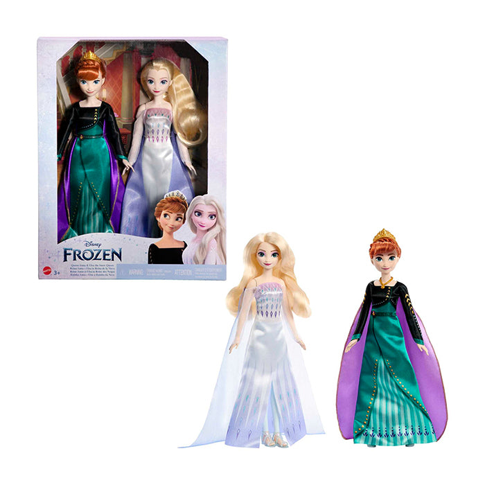 Disney Frozen Toys, Anna and Elsa Queen Fashion Dolls - HMK51 PRINCESS DOLLS by DISNEY PRINCESS at Sundora