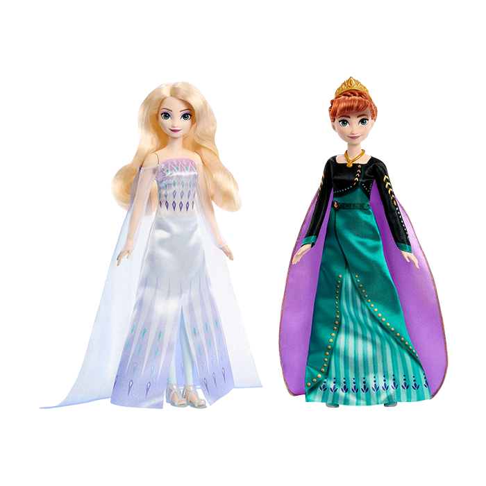 Disney Frozen Toys, Anna and Elsa Queen Fashion Dolls - HMK51 PRINCESS DOLLS by DISNEY PRINCESS at Sundora