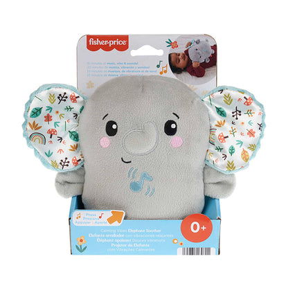 Plush Elephant Baby Toy Sound Machine With Vibrations, Calming Vibes Soother - HML65 BABY SOOTHERS &amp; MOBILES by FISHER-PRICE at Sundora