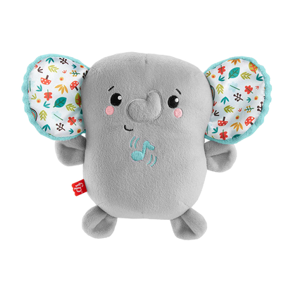 Plush Elephant Baby Toy Sound Machine With Vibrations, Calming Vibes Soother - HML65 BABY SOOTHERS &amp; MOBILES by FISHER-PRICE at Sundora