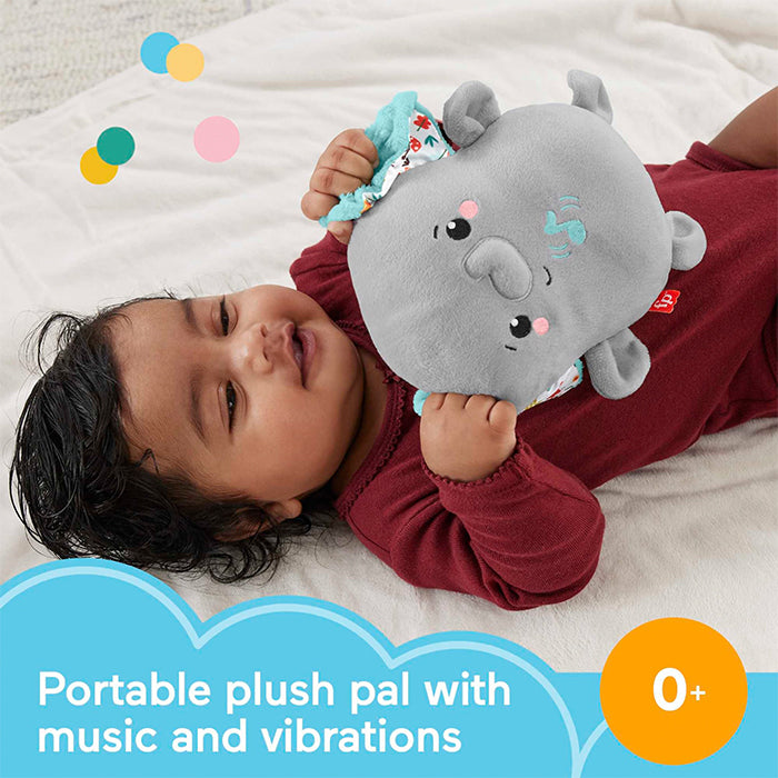 Plush Elephant Baby Toy Sound Machine With Vibrations, Calming Vibes Soother - HML65 BABY SOOTHERS &amp; MOBILES by FISHER-PRICE at Sundora