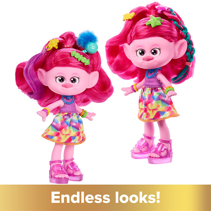 Band Together Hair-Tastic Queen Poppy - HNF25 DOLLS by TROLLS at Sundora