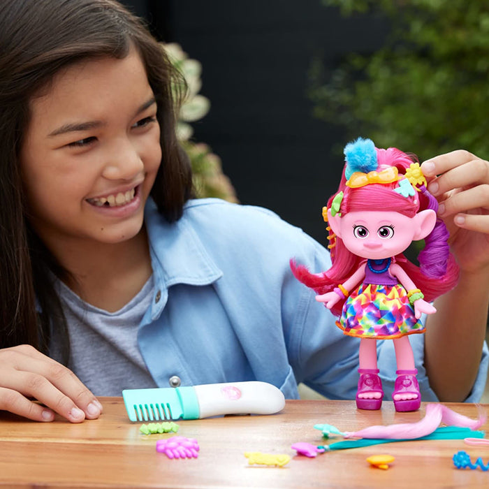 Band Together Hair-Tastic Queen Poppy - HNF25 DOLLS by TROLLS at Sundora